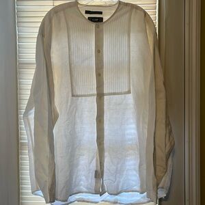 Wilke Rodríguez Linen Tuxedo Shirt XL